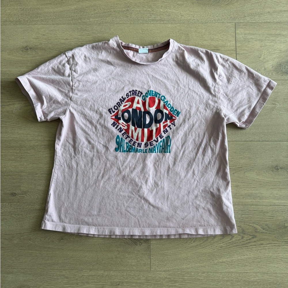 Paul Smith Kids T-Shirt in Light Pink with Graphic Print